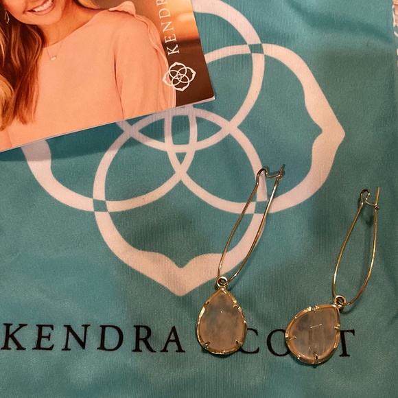 KENDRA SCOTT DEE PINK QUARTZ EARRINGS - Picture 2 of 12